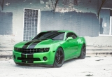 Green Chevrolet Camaro